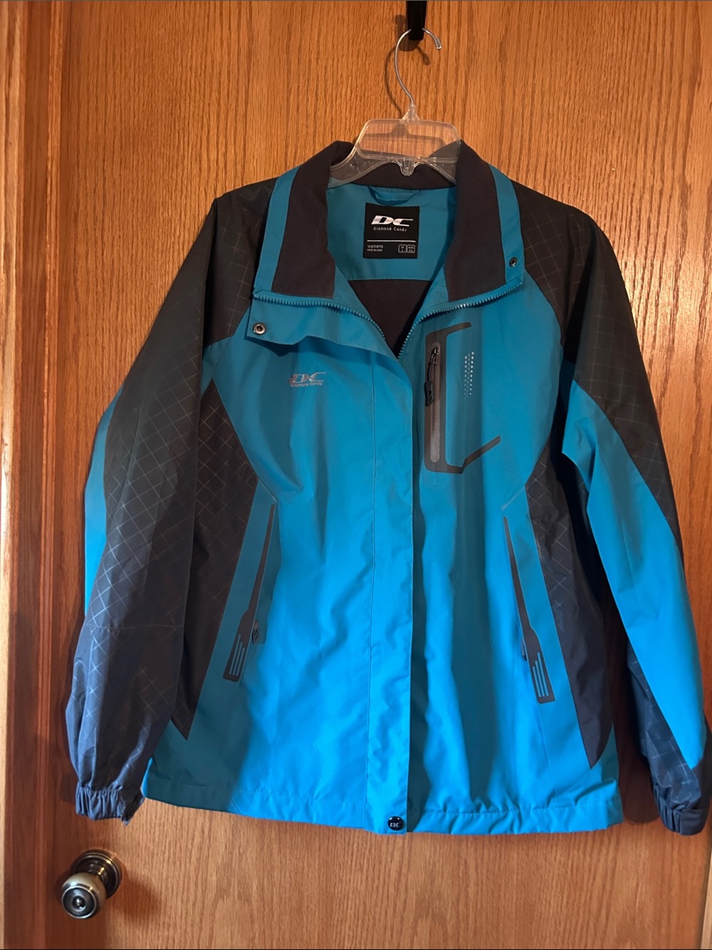DC Teal and Black Women's Ski Jacket